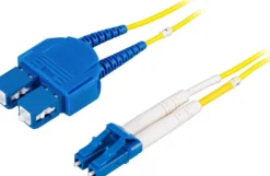 DELTACO fiberkabel, LC - SC, 9/125, OS2, duplex, singlemode, 0,