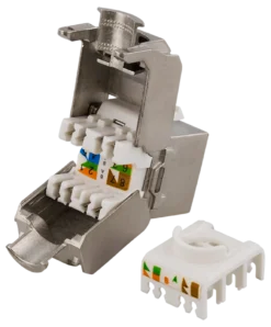 DELTACO FTP Cat6 Keystone connector, "Tool-free"