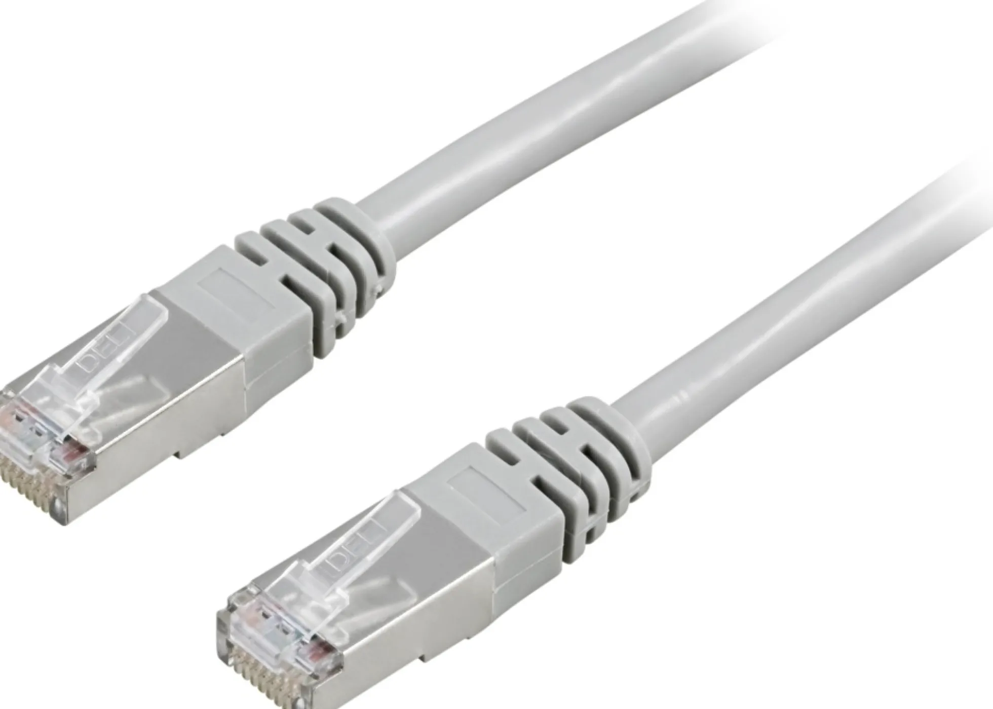 DELTACO F/UTP Cat5e patchkabel, grå