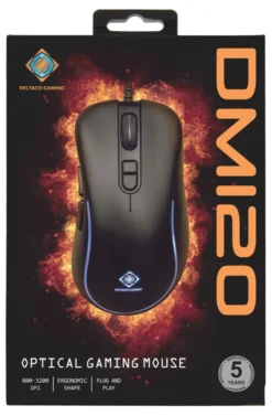 DELTACO GAMING DM120 optical gaming mouse,