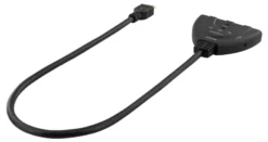 DELTACO HDMI Switch , 3 inputs to 1 output, 4K in 60Hz, 7.1, sort