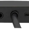 DELTACO HDMI til VGA adapter, 19-pin han - 15-pin hun, 0.2m, sort