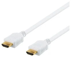 DELTACO High-Speed HDMI kabel, 10m, Ethernet, 4K UHD, hvid
