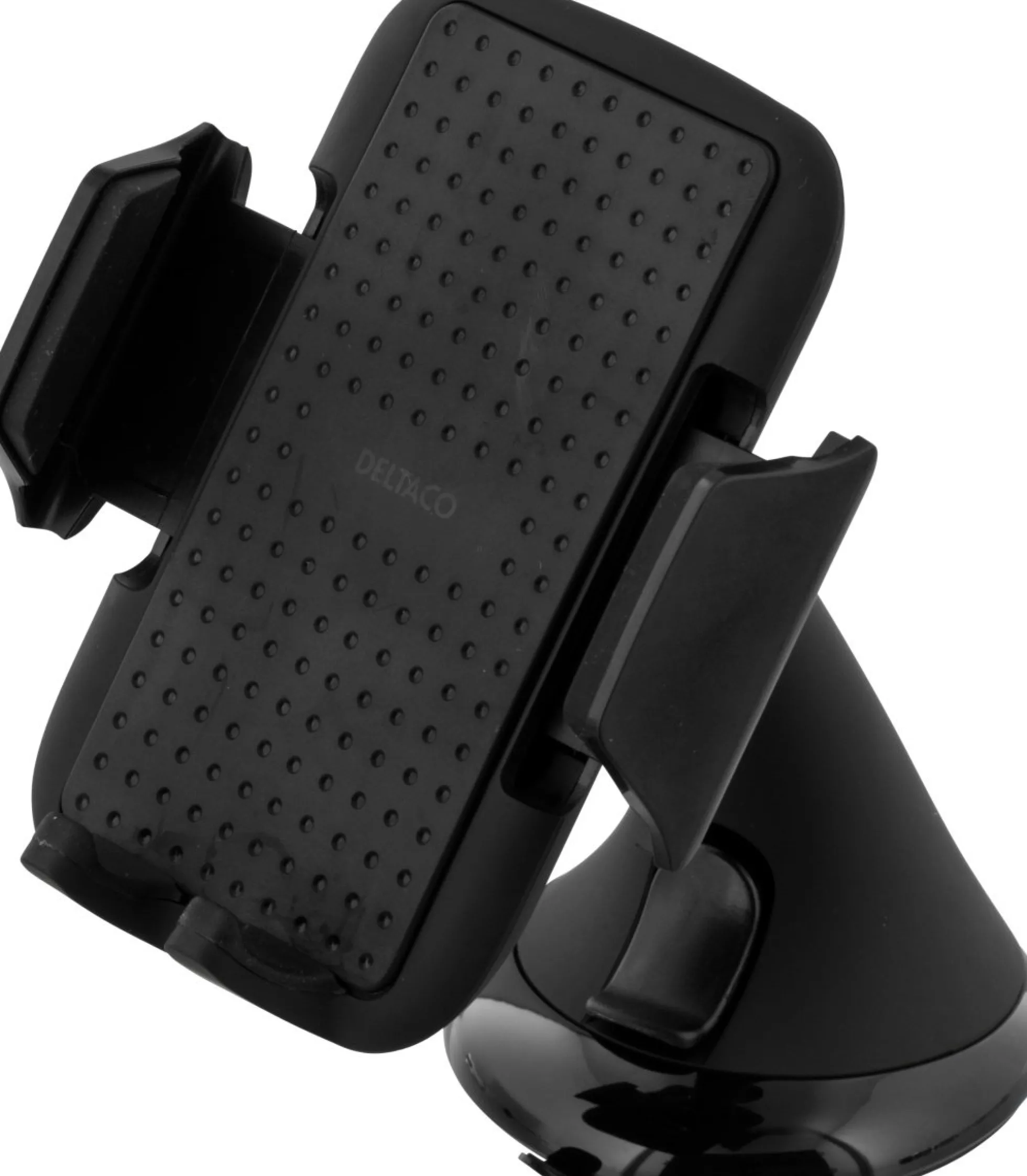 DELTACO Holder til smartphone, justerbart beslag med sugekop, 53-83mm,