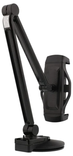 DELTACO 2 i 1 Smartphone og tablet holder med sugekop