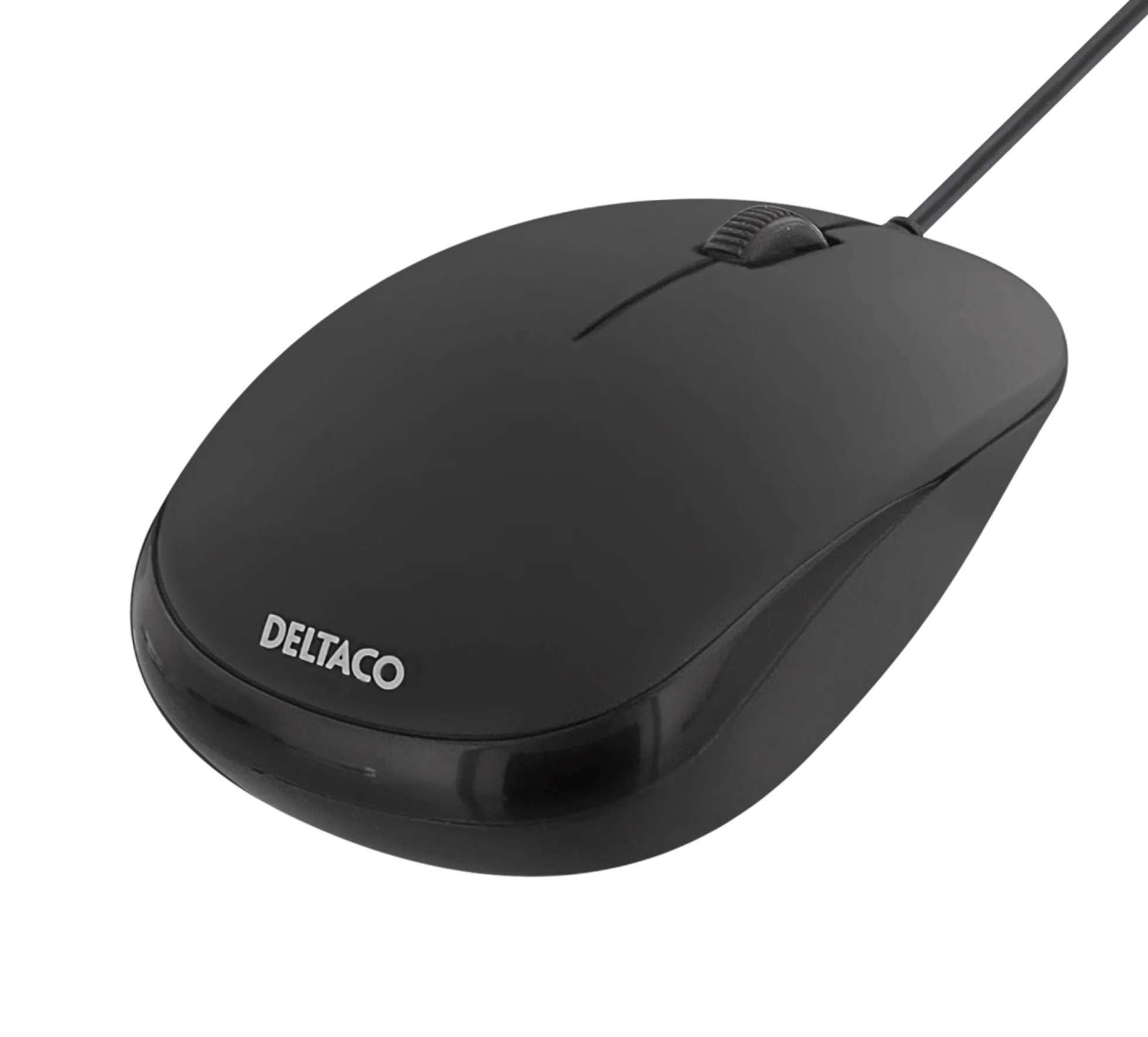 DELTACO Keyboard kit with mouse, PAN Nordic layout, USB, sort
