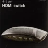 DELTACO Manuel HDMI-switch, 4 indgange til en udgang, 19-pin hun