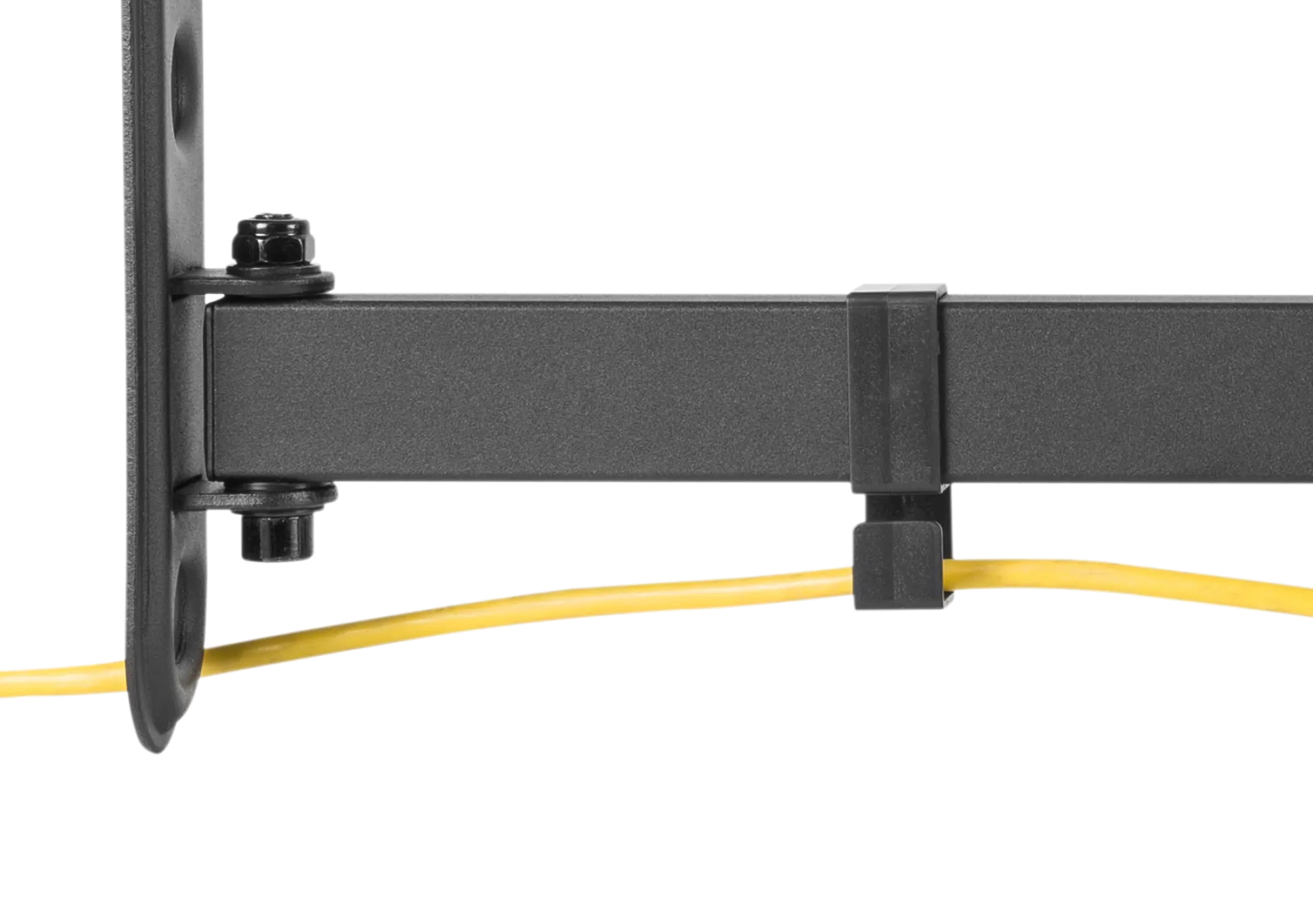 DELTACO Office, fuldt bevægelig 3-vejs væg, 23"-42", 25kg, 75x75-200-200DE