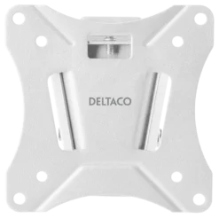 DELTACO OFFICE Kompakt og vipbart vægbeslag til tablets, hvid