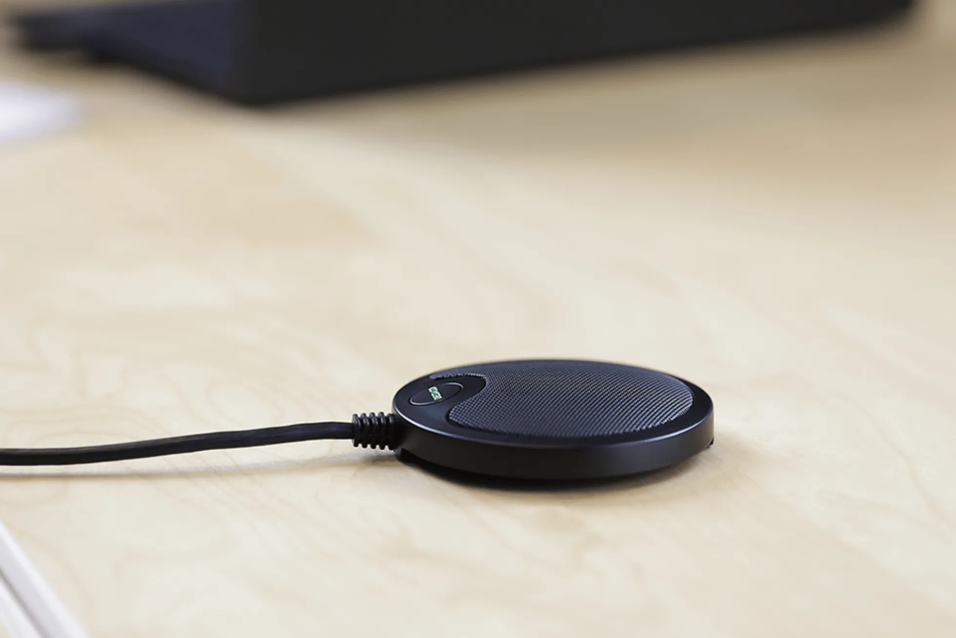 DELTACO Office konferencemikrofon med USB & 3,5mm lydport, VoIP, sort