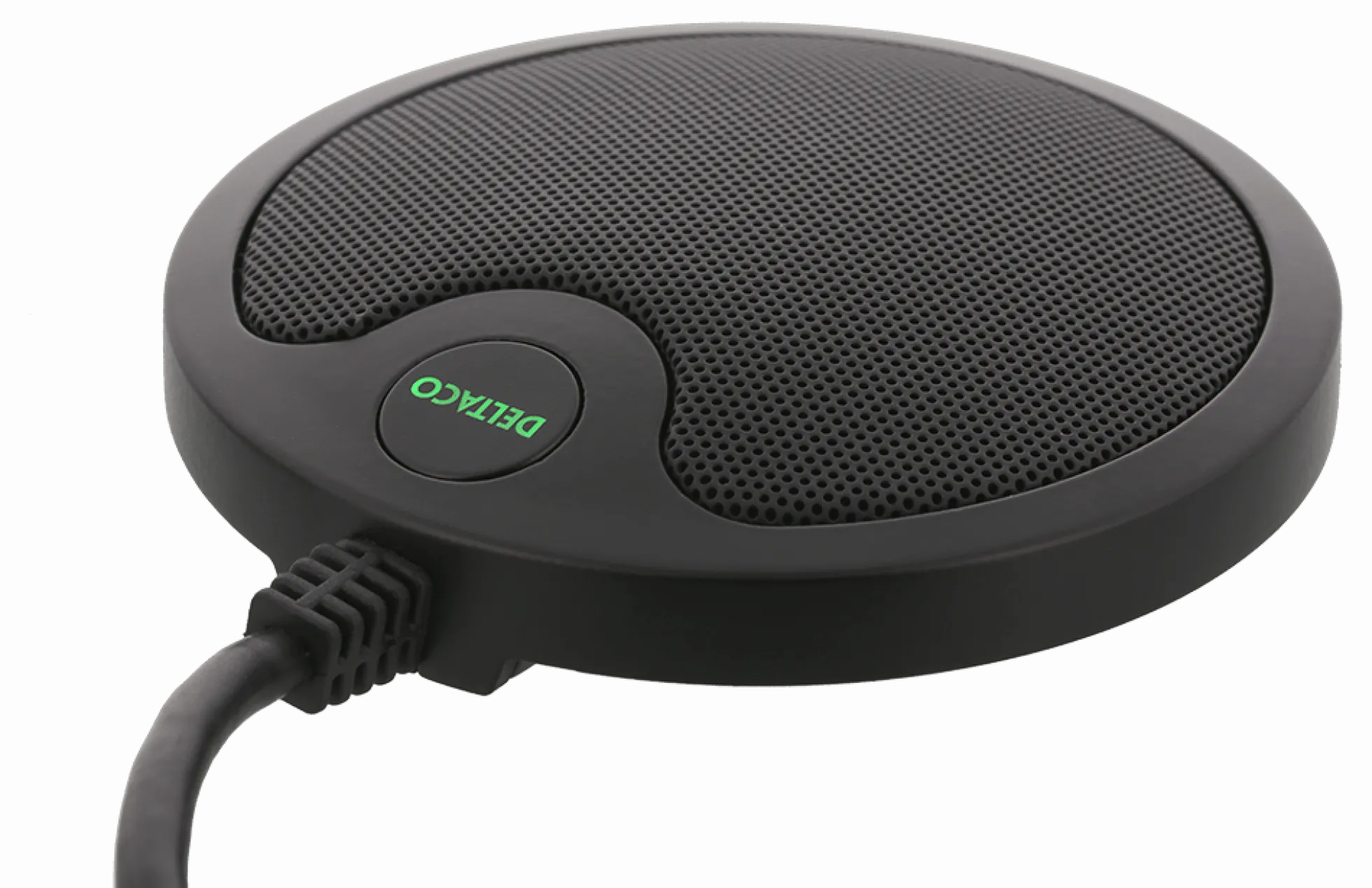 DELTACO Office konferencemikrofon med USB & 3,5mm lydport, VoIP, sort