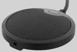 DELTACO Office konferencemikrofon med USB & 3,5mm lydport, VoIP, sort