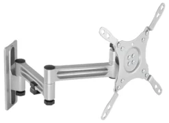 DELTACO OFFICE TV/monitor wall mount for RVs/motorhomes and trailers, swivel, tilt, lockable, 13