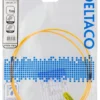 DELTACO OS2 fiber cable LC - LC, duplex, singlemode, APC, 9/125, 1m