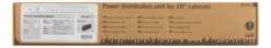 DELTACO 19" PDU with 10 C13 outlets, 3500W, ammeter, aluminium, black