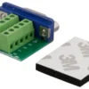 DELTACO 10-pin Terminal Block Adapter, DE-9 female, 10-Pin, grøn
