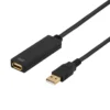 DELTACO PRIME USB 2.0 forlængerkabel, aktivt, Type A han - Typ