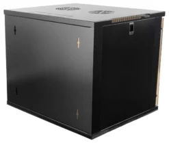 DELTACO 19” rackskab, 9U, 540x450mm, gulvrack/vægrack, glasdør