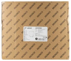 DELTACO 19” rackskab, 9U, 540x450mm, gulvrack/vægrack, glasdør