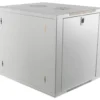 DELTACO 19” rackskab, 9U, 540x450mm, gulvrack/vægrack, glasdør