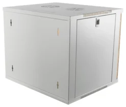 DELTACO 19” rackskab, 9U, 540x450mm, gulvrack/vægrack, glasdør