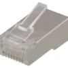 DELTACO RJ45 connector for patch cable, Cat6, shielded, 20pcs