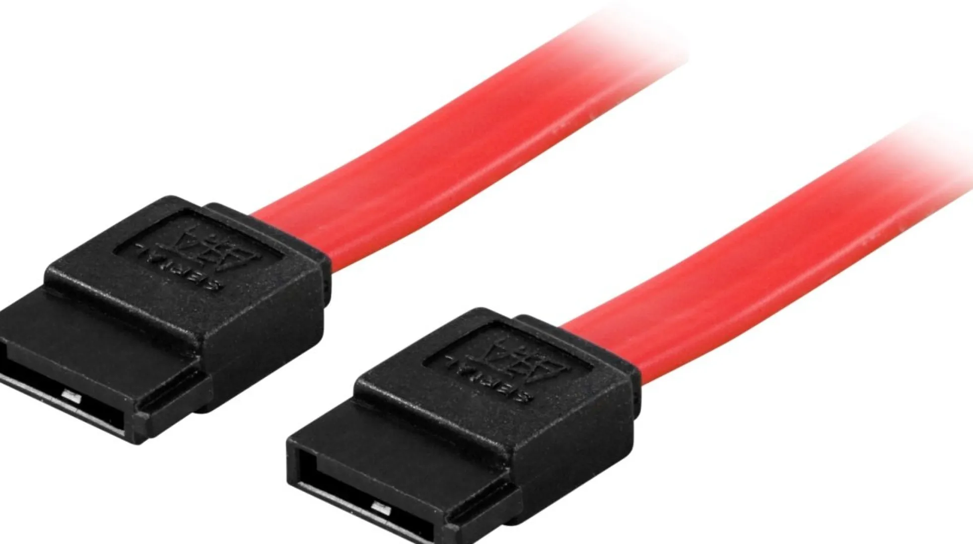 DELTACO SATA/SAS-kabel, ret-ret, 0,3m