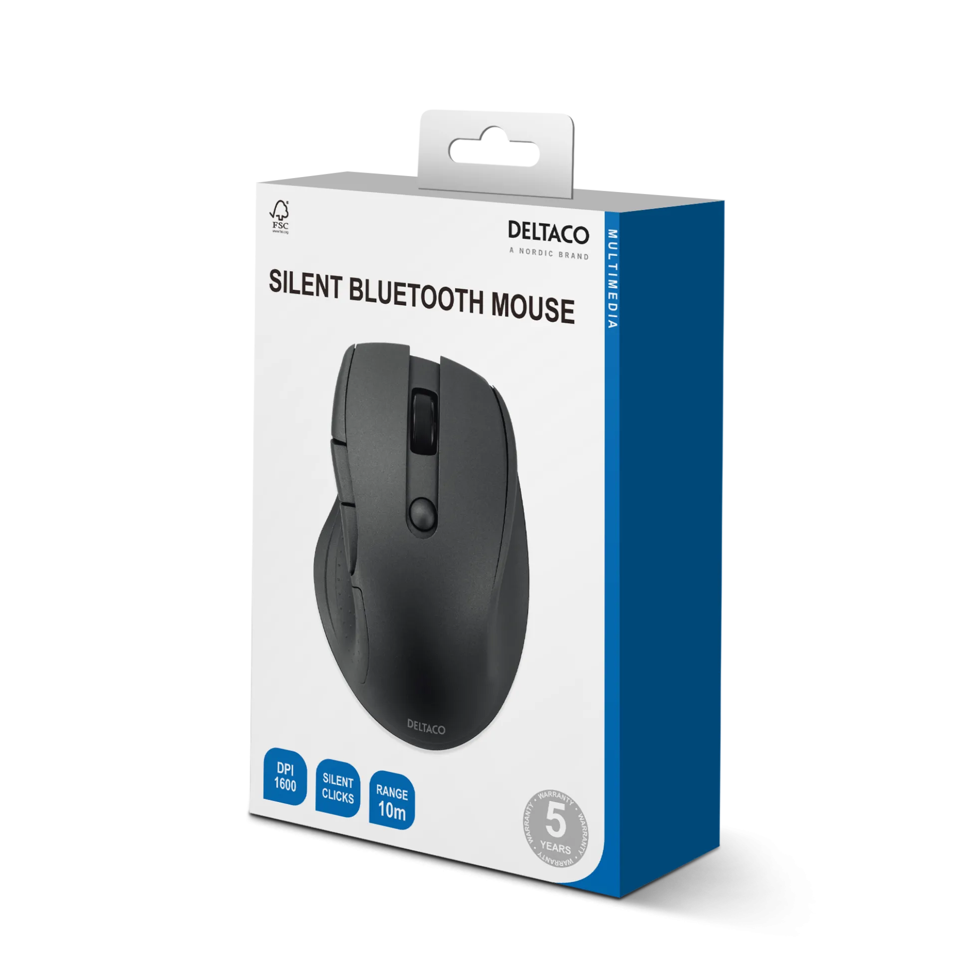 Deltaco Silent Bluetooth Office Mus