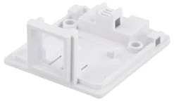 DELTACO Surface mount box for Keystone, 1 port, hvid