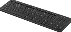 DELTACO trådløst tastatur, nordisk layout, USB, nano-modtager, 10m r