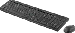 DELTACO trådløst tastatur og mus, USB nano modtagere, 10m, nordisk,