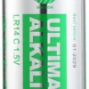 DELTACO Ultimate Alkaline C batteri, Svanemærket, 10-pak