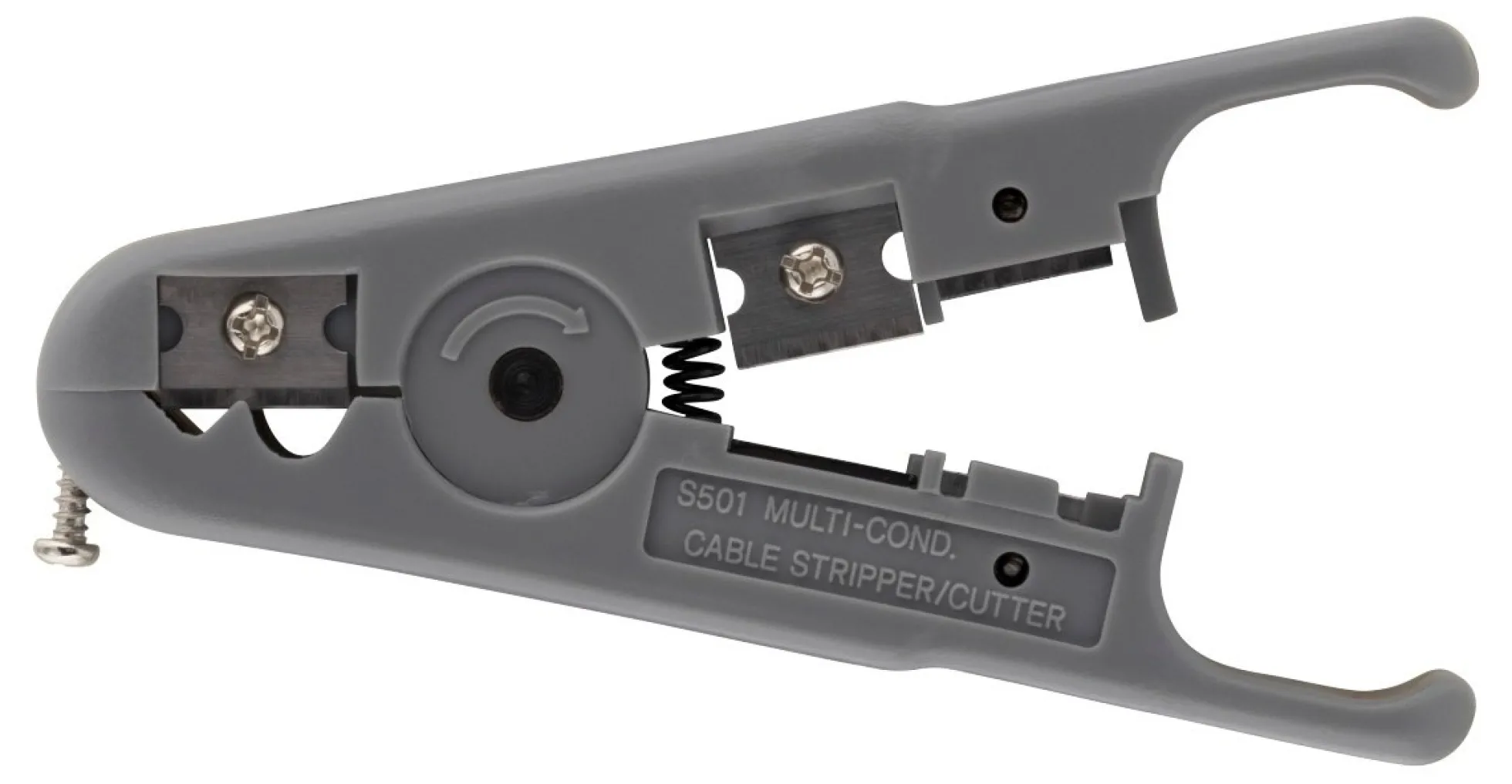 DELTACO Universal cable stripper, cutting function, grå