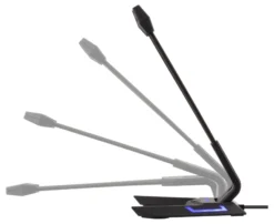 DELTACO USB Desktop Mikrofon, frequency range, 100Hz - 1kHz, sensiti