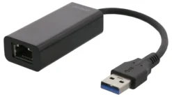 DELTACO USB 3.0 netværksadapter med internt flash-hukommelse, Gigabit