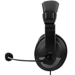 DELTACO USB stereo headset, 40mm drivers, 32 ohm, 20Hz-20kHz, sort