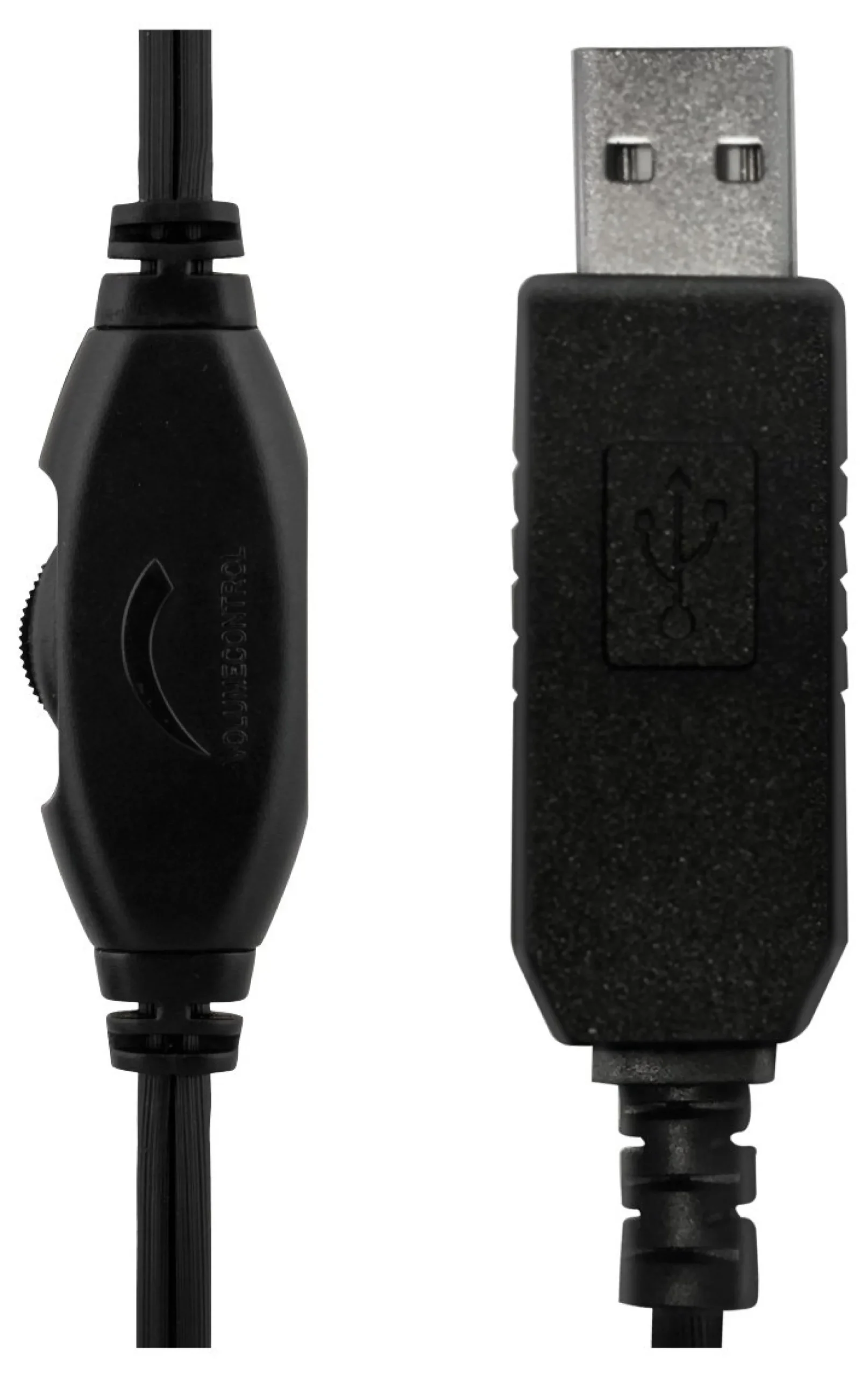 DELTACO USB stereo headset, 40mm drivers, 32 ohm, 20Hz-20kHz, sort
