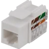 DELTACO UTP CAT6 Keystone connector, 90 grader, "Tool-free"