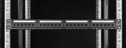 DELTACO UTP patch panel, 24xRJ45, Cat6, krone terminal, 1U, 19