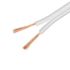 DELTACO 2x15mm Speaker cable, 50m, OFC pure copper, hvid