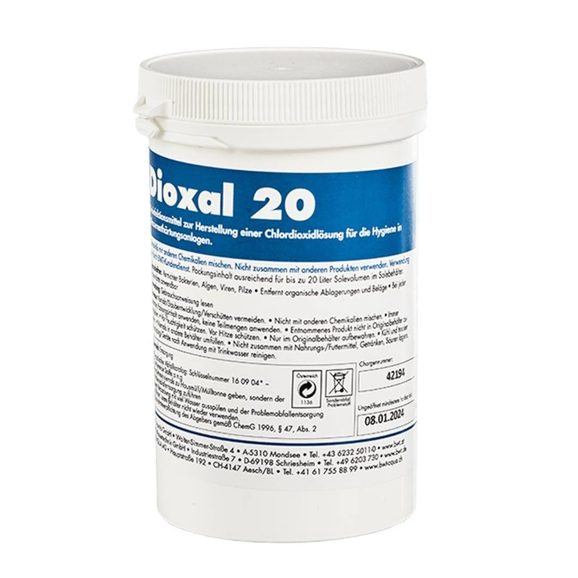 Desinfektion Dioxal20 - BWT