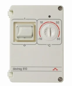 DEVIreg™ 610 – Udendørs termostat med ledningsføler (-10 til 50° C)