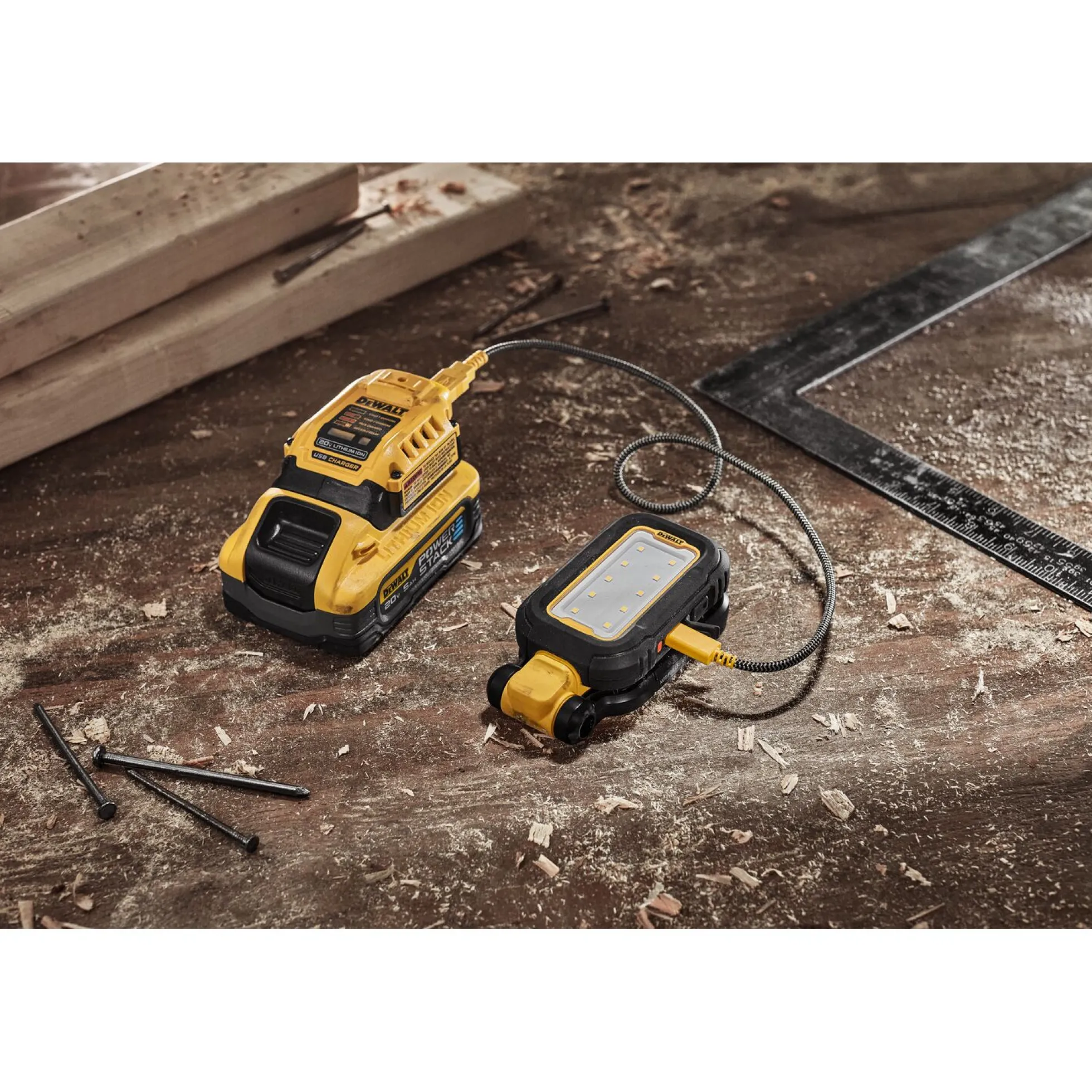 DEWALT arbejdslampe DCL182-XJ, USB-C