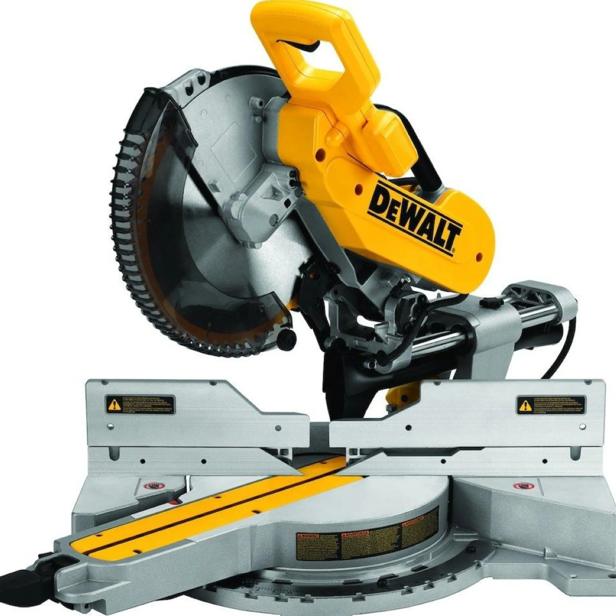 DeWalt DWS780 kap-/geringssav med udtræk, 305 mm klinge, 1675W