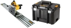 Dewalt dyksav, 55 mm savdybde, 1,5 meter styreskinne, DWS520KTR-QS