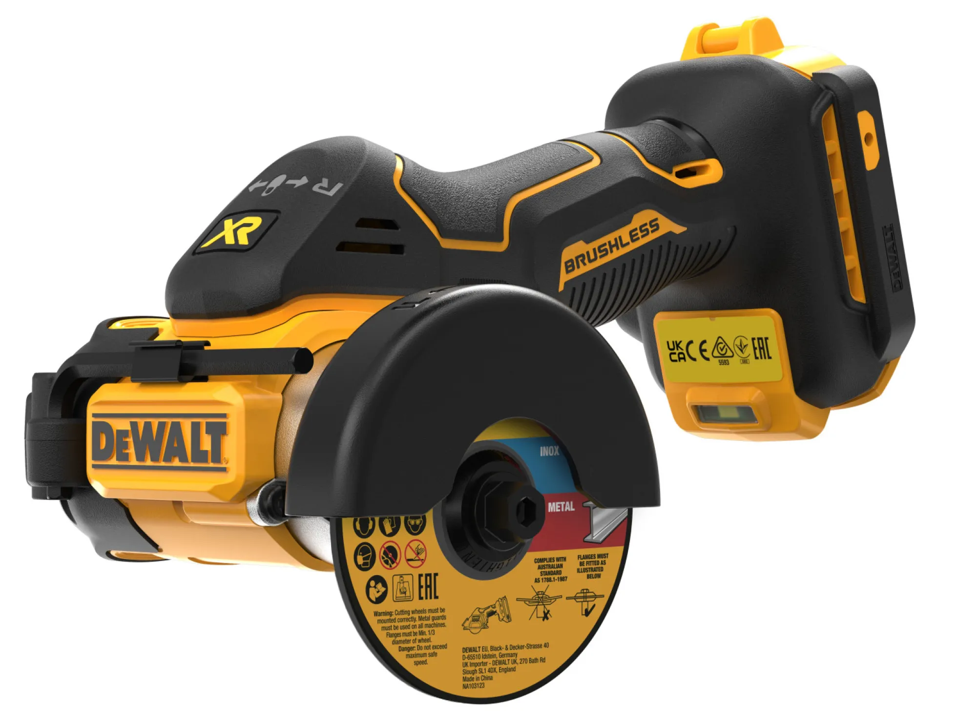 DEWALT 18V XR multi vinkelsliber DCS438N-XJ, Ø76 mm