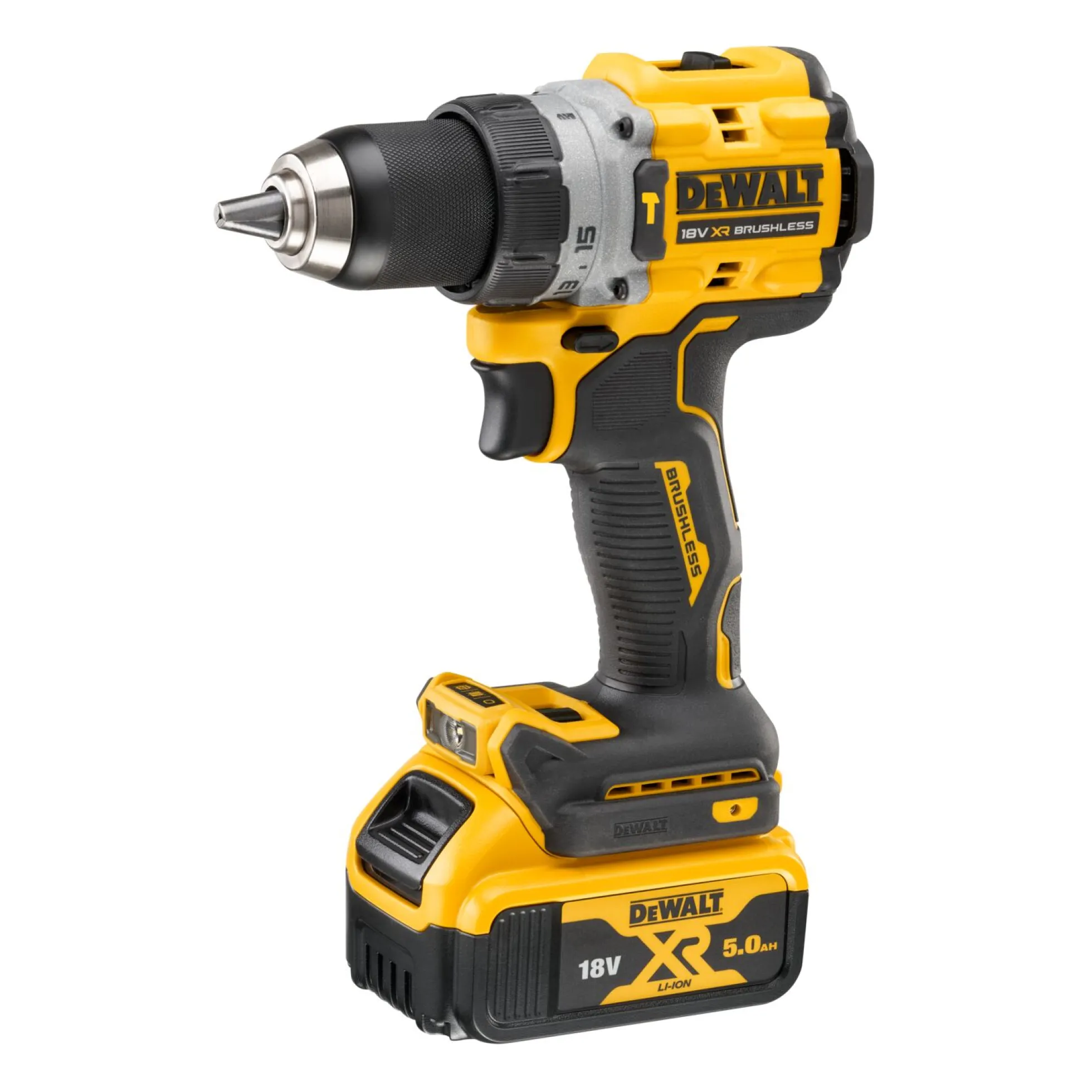 DEWALT 18V XR slagboremaskine DCD805P2T, 2 x 18V/5,0 Ah