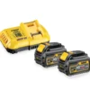 DEWALT XR-batterisæt med 2 stk. 6,0 Ah-batterier og multi-oplader