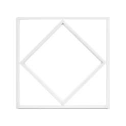 Diamant LED panel, 60x60 cm, 60W, 6000 lm, 4000K, hvid kant, dæmpbar ved tilkøb
