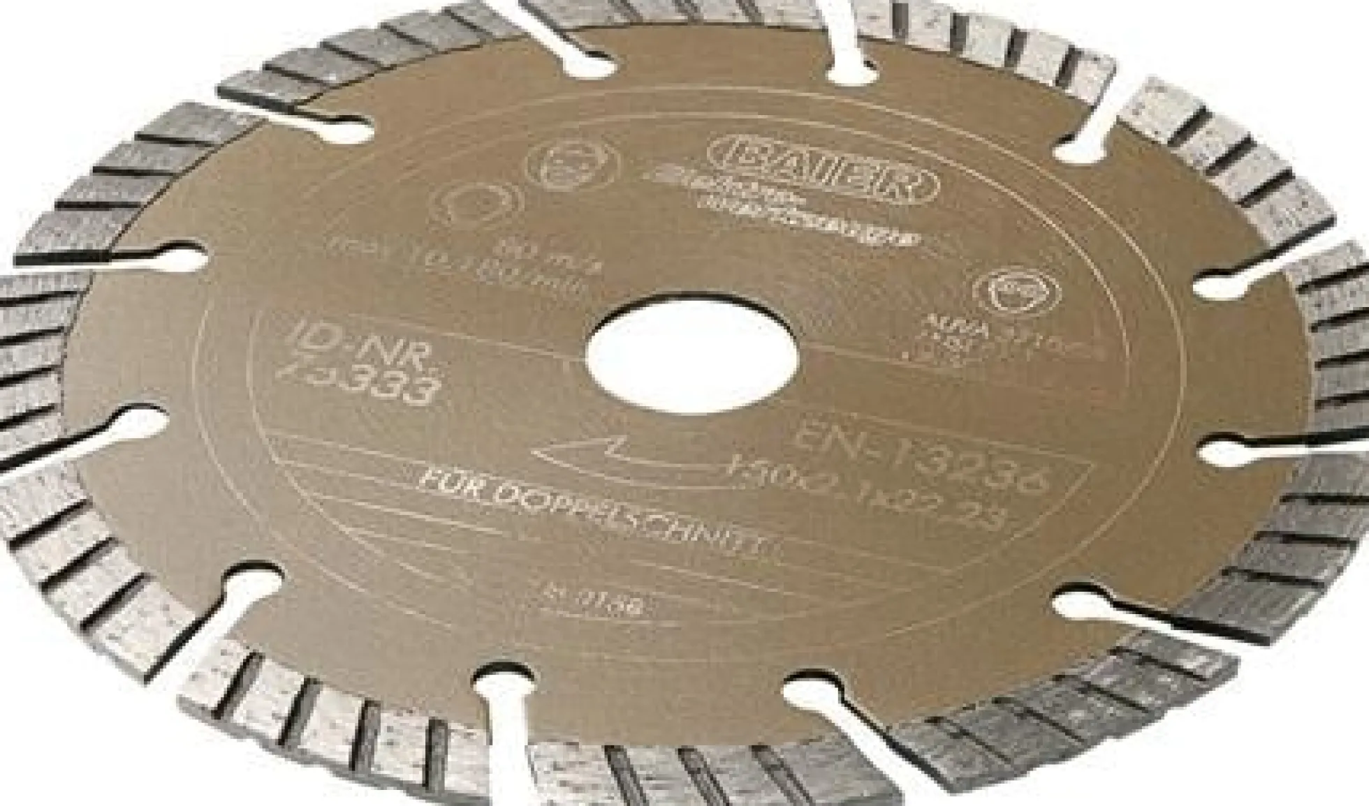 Diamantskive guld Ø150 mm turbo